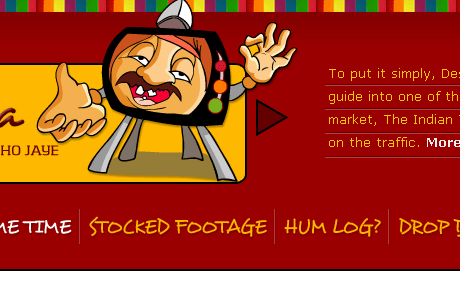 DesiDabba website screenshot