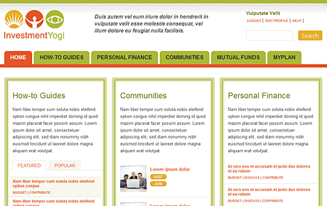 Investment Yogi website screenshot