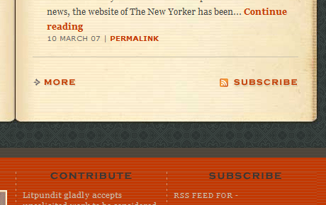 LitPundit website screenshot